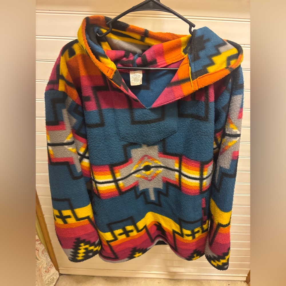 Saddle Blanket Aztec Hoodie
